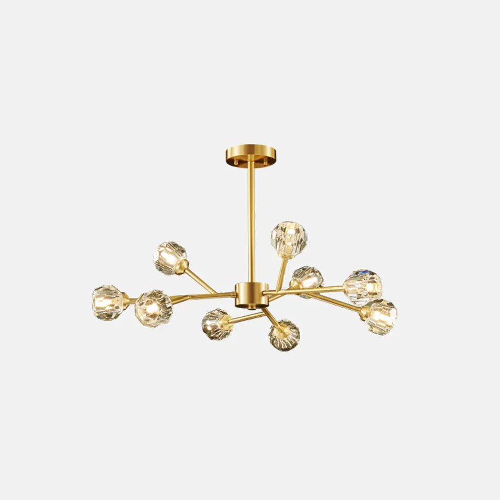Coppe per lampadari moderni in vetro dorato - clowasit.com