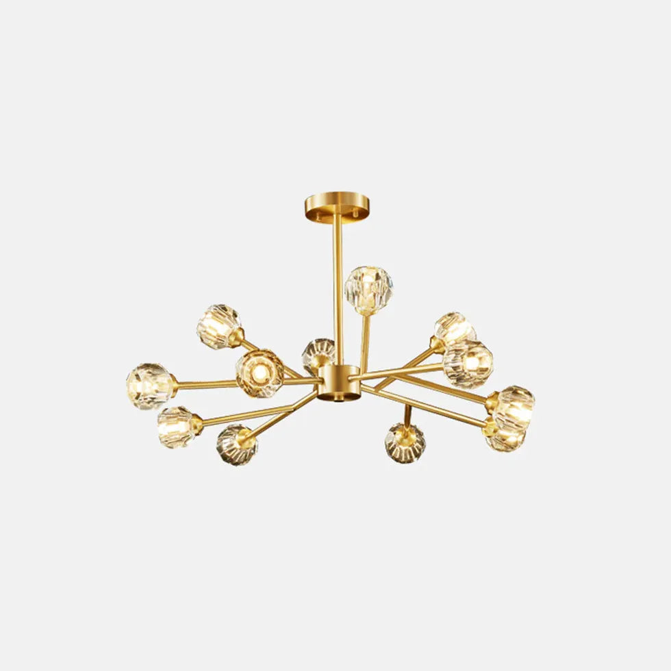 Coppe per lampadari moderni in vetro dorato - clowasit.com