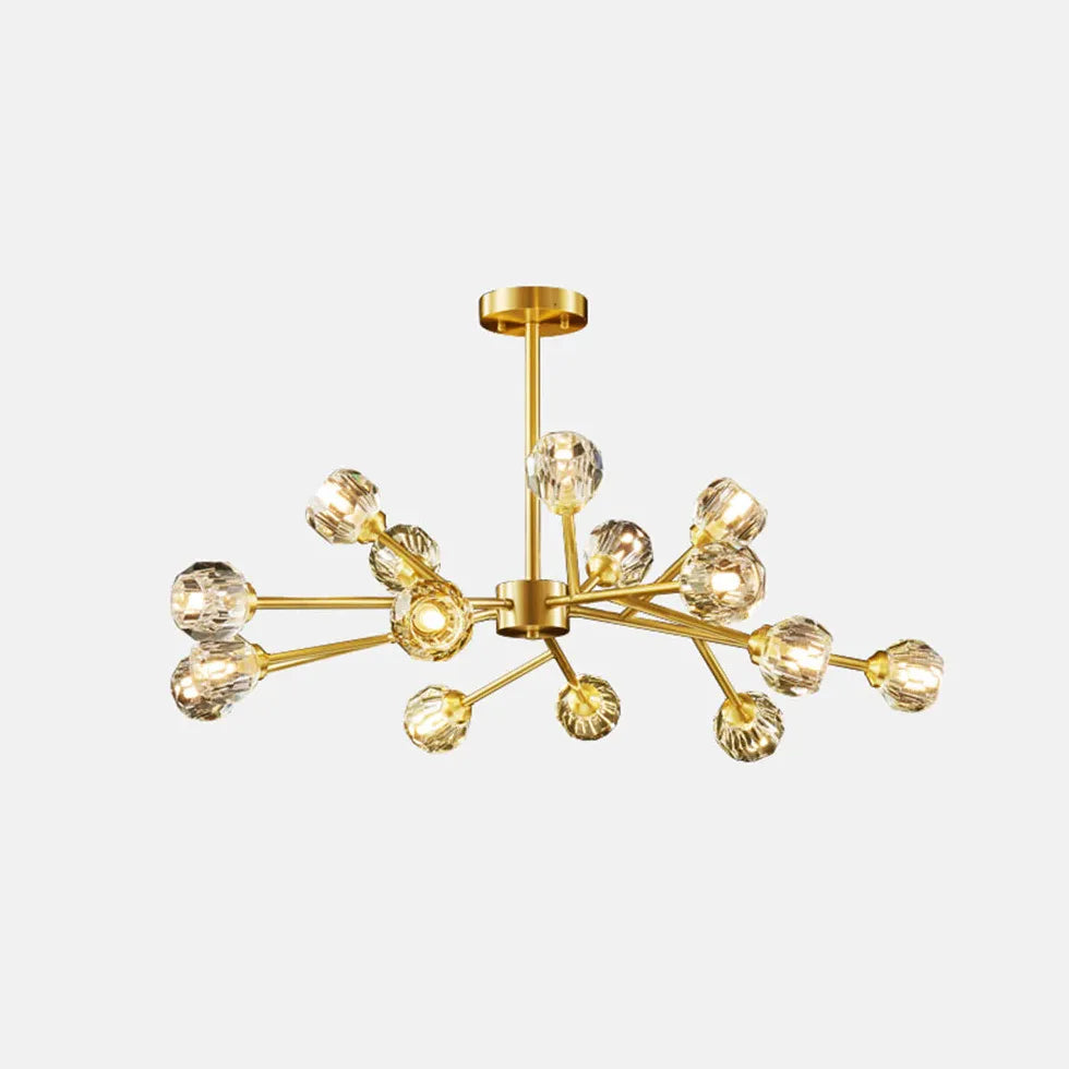Coppe per lampadari moderni in vetro dorato - clowasit.com