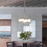 Lampadario Bollicine Design Elegante in Vetro Trasparente - clowasit.com