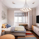 Lampadario Bollicine Design Elegante in Vetro Trasparente - clowasit.com