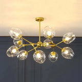 Lampadario Bracci Moderno Design Elegante in Vetro - clowasit.com