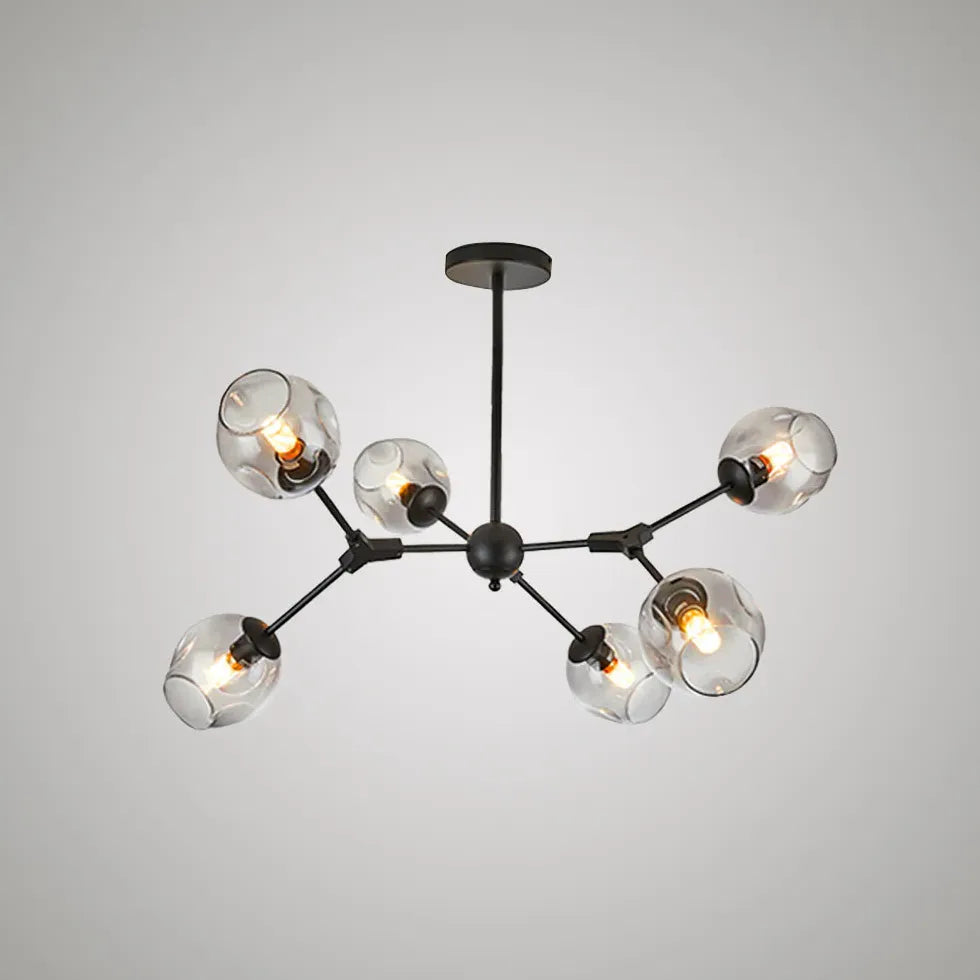 Lampadario Bracci Moderno Design Elegante in Vetro - clowasit.com