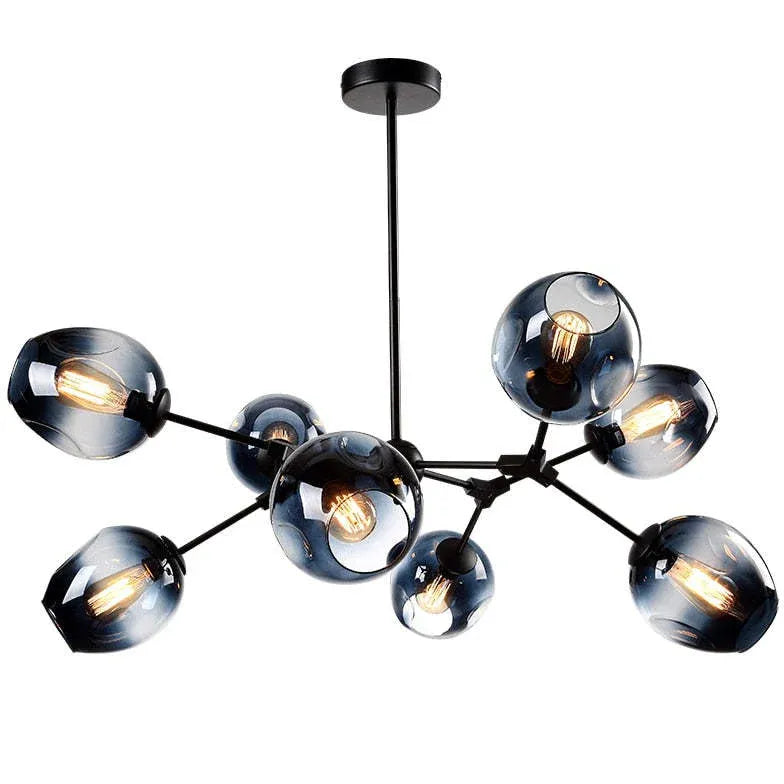 Lampadario Bracci Moderno Design Elegante in Vetro - clowasit.com