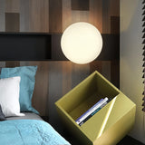 Lampadari moderni in vetro bianco per corridoio - clowasit.com