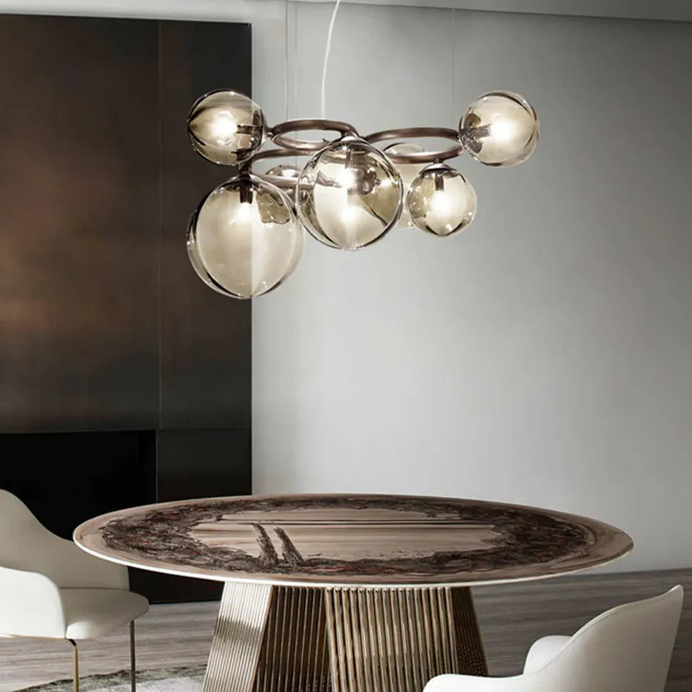 Lampadario moderno bolle design elegante e luminoso - clowasit.com