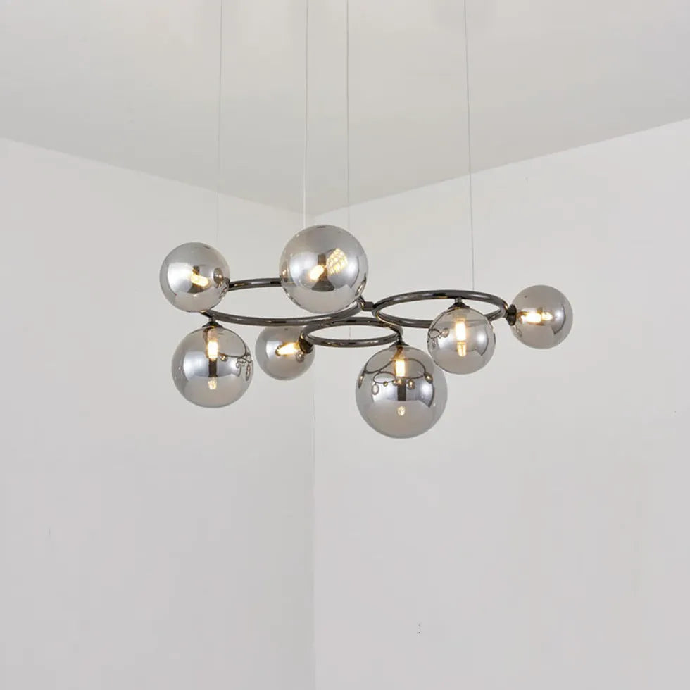 Lampadario moderno bolle design elegante e luminoso - clowasit.com