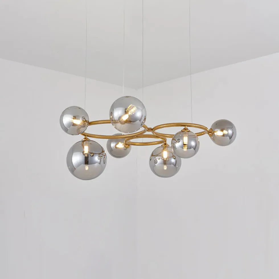Lampadario moderno bolle design elegante e luminoso - clowasit.com
