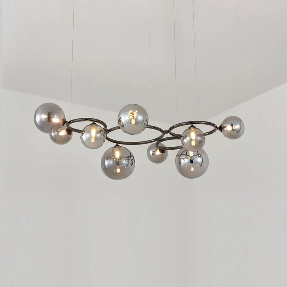 Lampadario moderno bolle design elegante e luminoso - clowasit.com