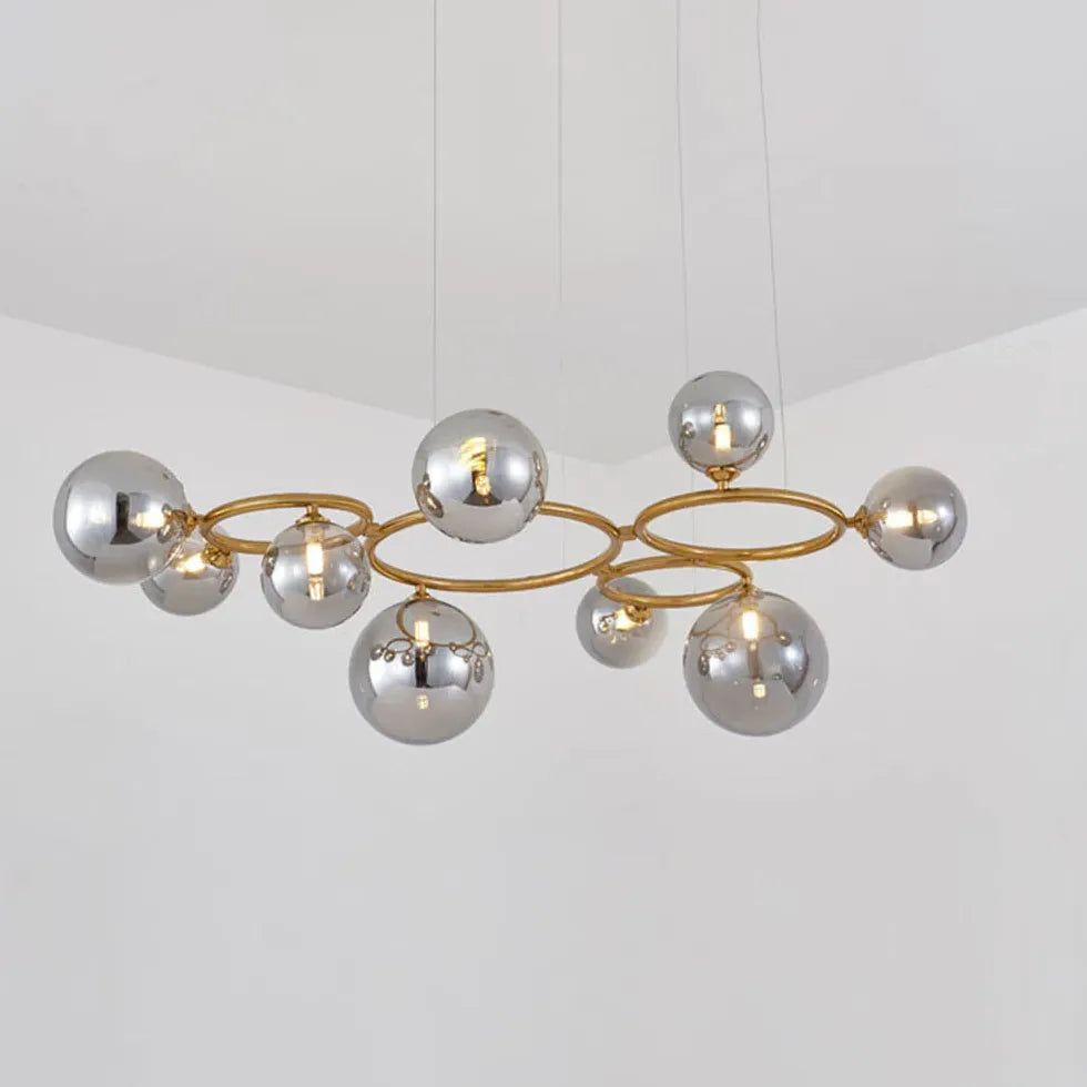 Lampadario moderno bolle design elegante e luminoso - clowasit.com