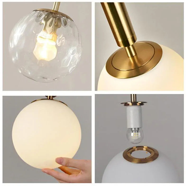 Lampadari per camere moderne Design in vetro - clowasit.com