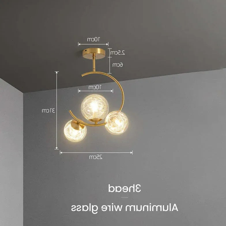 Lampadario Sfere Bianche Design Elegante e Moderno - clowasit.com