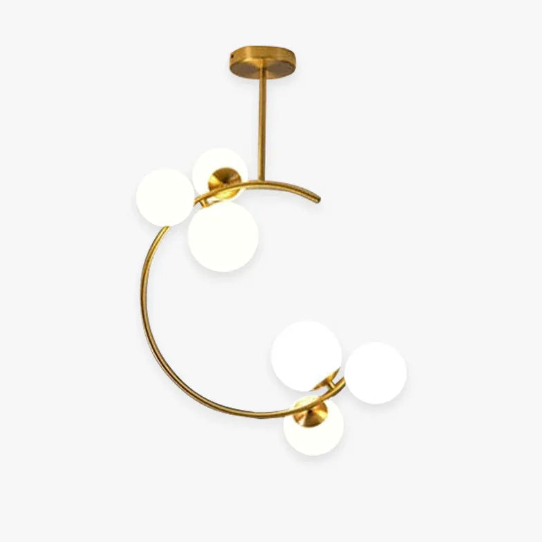 Lampadario Sfere Bianche Design Elegante e Moderno - clowasit.com