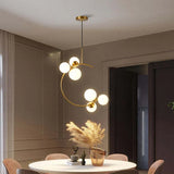 Lampadario Sfere Bianche Design Elegante e Moderno - clowasit.com