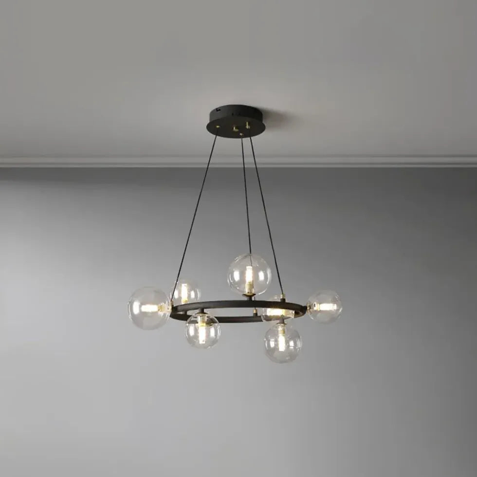 Lampadario Cupola Design Elegante in Vetro Moderno - clowasit.com