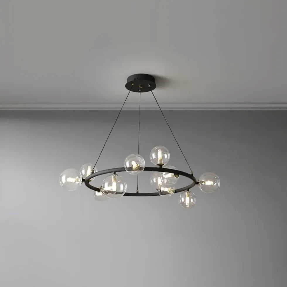 Lampadario Cupola Design Elegante in Vetro Moderno - clowasit.com