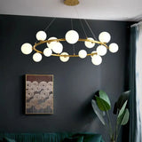 Lampadario Cupola Design Elegante in Vetro Moderno - clowasit.com