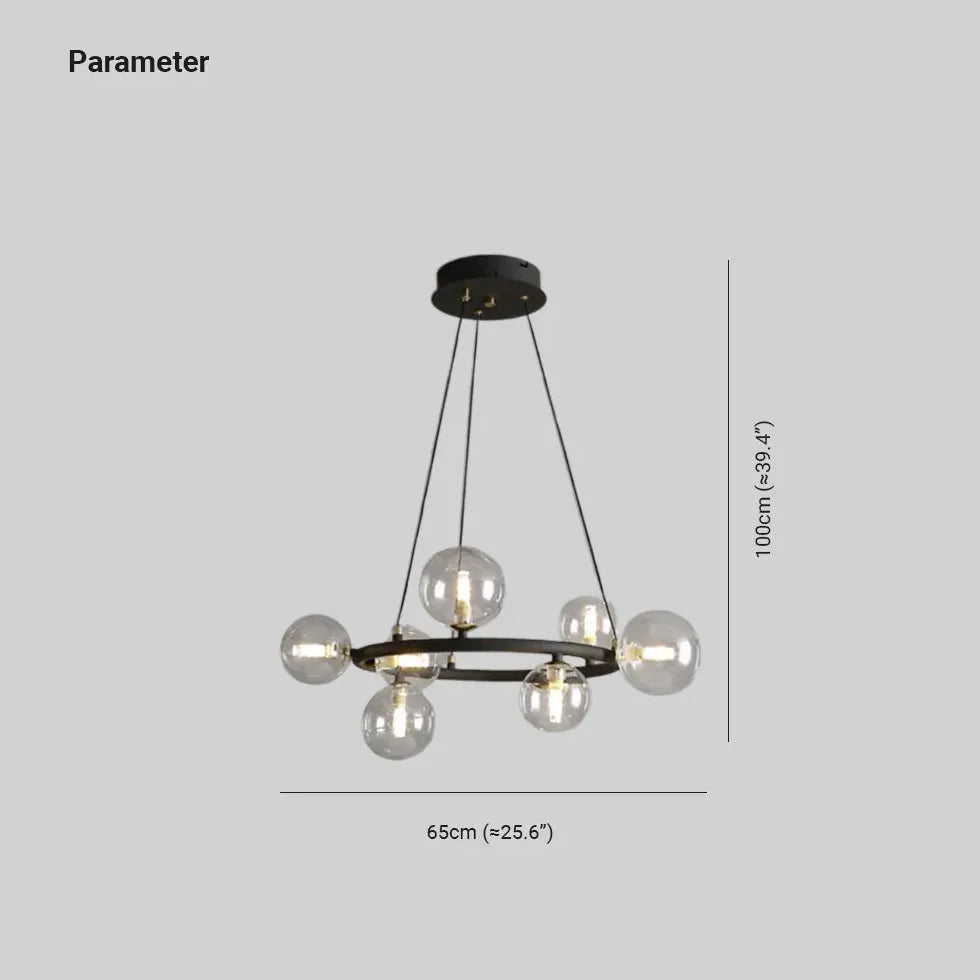 Lampadario Cupola Design Elegante in Vetro Moderno - clowasit.com