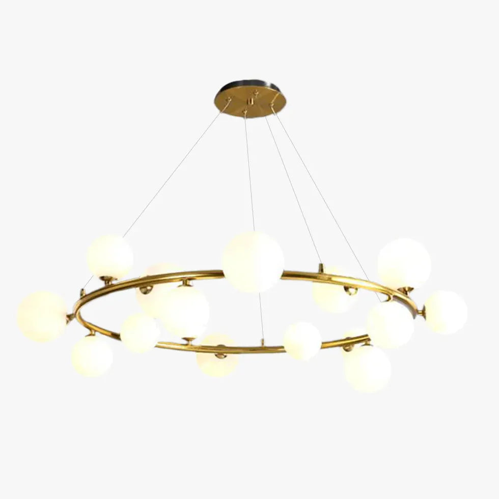 Lampadario Cupola Design Elegante in Vetro Moderno - clowasit.com