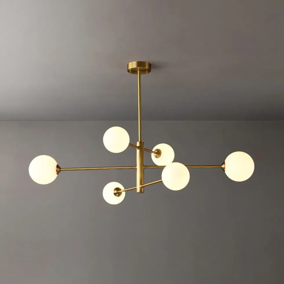 Lampadari Lusso Elegante con Sfere di Vetro - clowasit.com