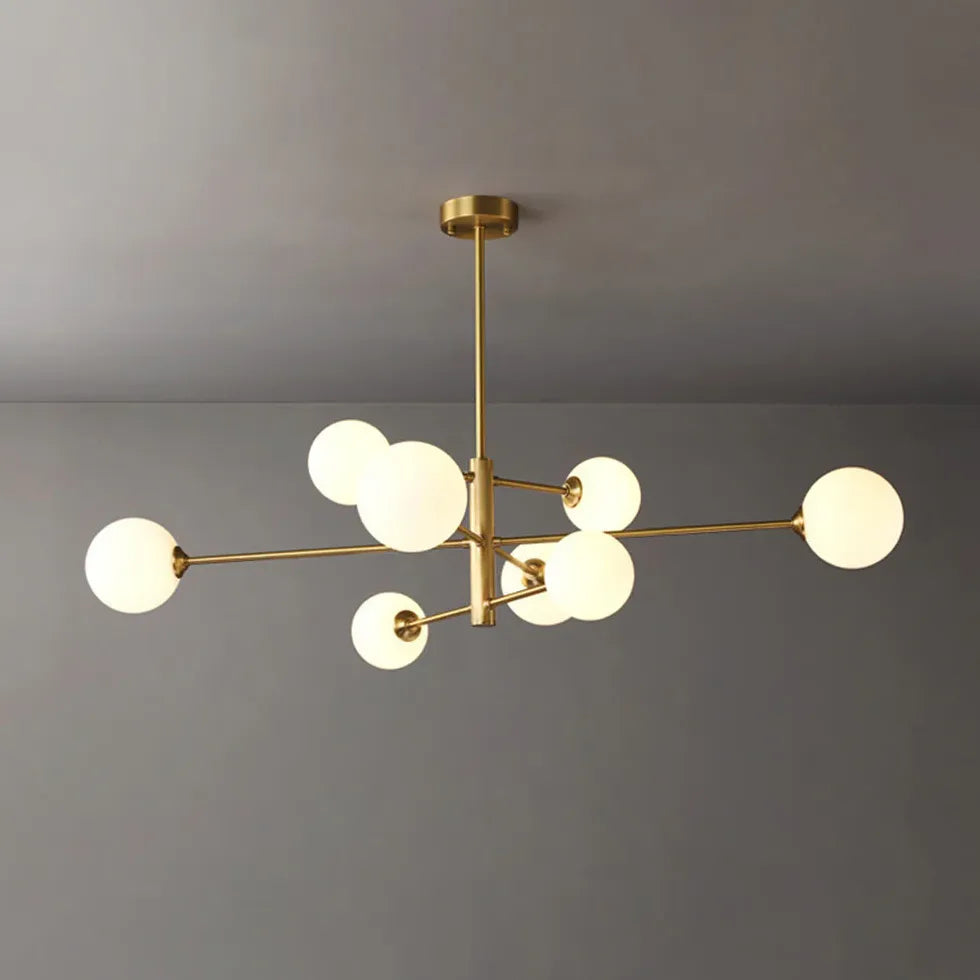 Lampadari Lusso Elegante con Sfere di Vetro - clowasit.com