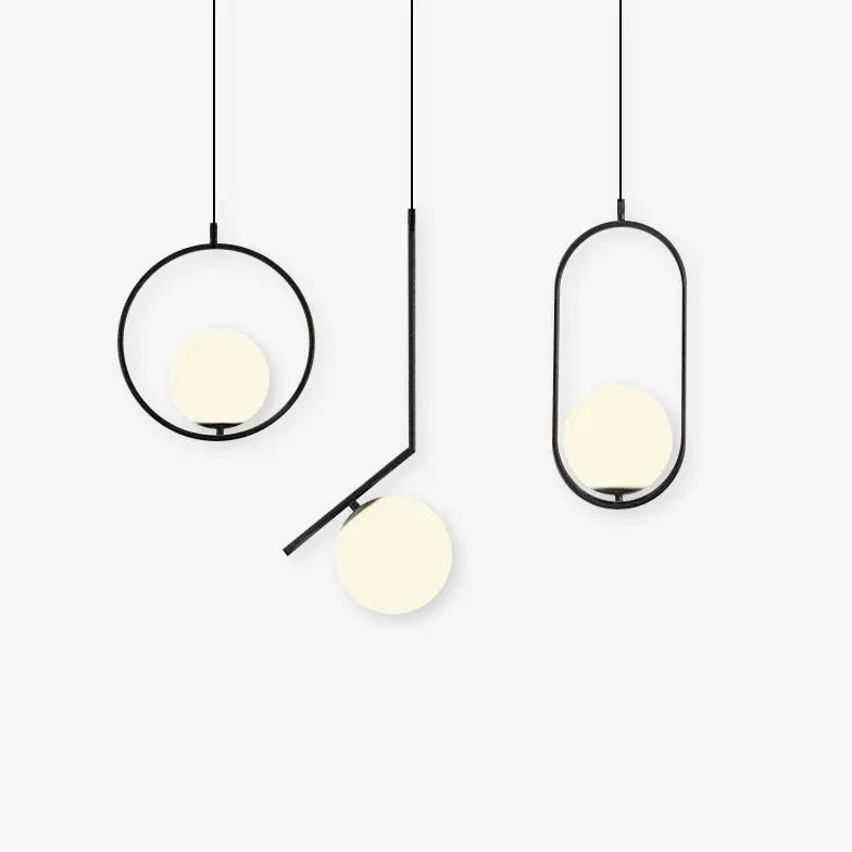 Shein Lampadari con Sfera di Vetro Ellittica - clowasit.com