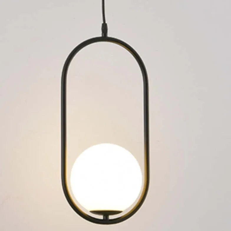 Shein Lampadari con Sfera di Vetro Ellittica - clowasit.com