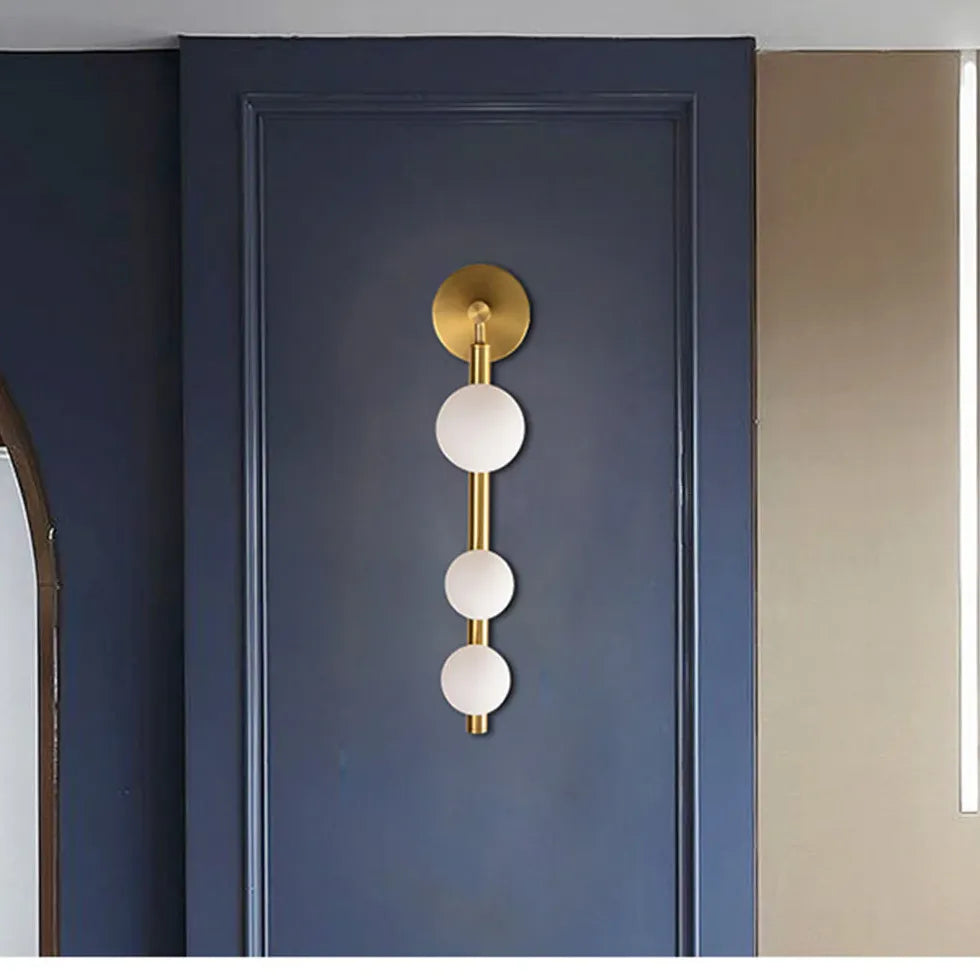 Lampadario Parete Moderno con Sfere di Vetro - clowasit.com