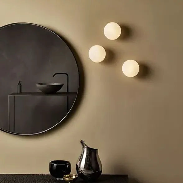 Lampadari moderni applique elegante con vetro bianco - clowasit.com