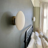 Lampadari moderni applique elegante con vetro bianco - clowasit.com