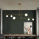 Lampadari Chandelier Moderni Eleganza Dorata Lineare - clowasit.com