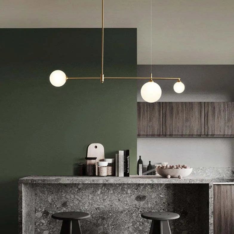 Lampadari Chandelier Moderni Eleganza Dorata Lineare - clowasit.com