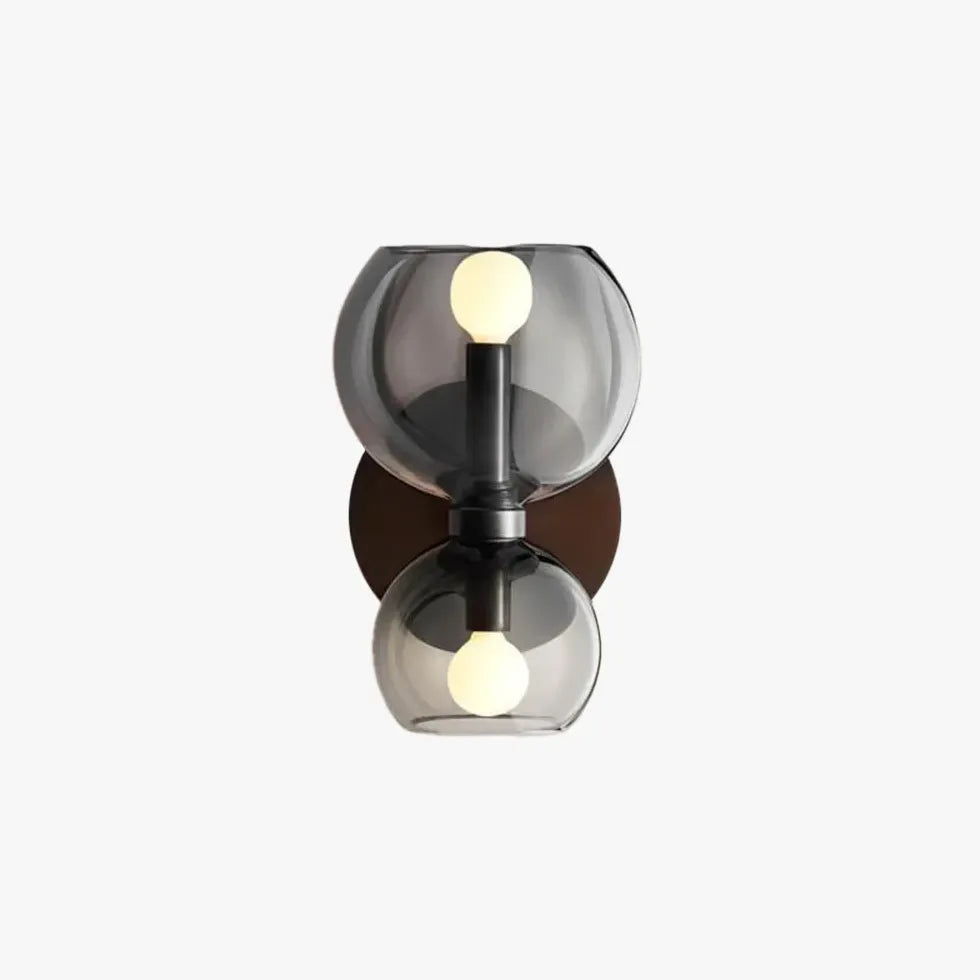 Lampade a sospensione doppie in vetro trasparente - clowasit.com