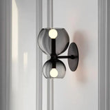 Lampade a sospensione doppie in vetro trasparente - clowasit.com