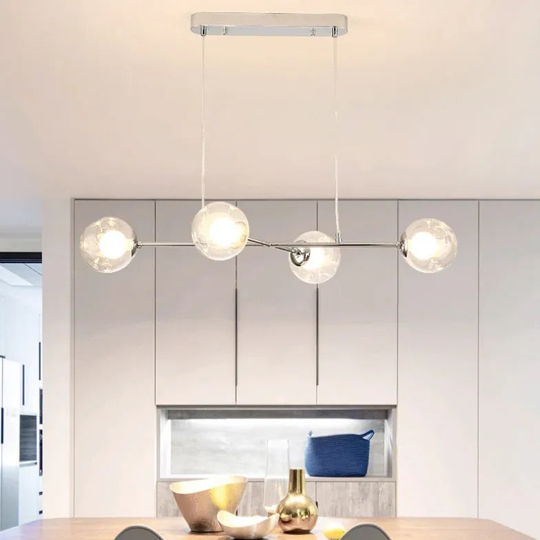Lampadario sfere creativo in vetro ramificato - clowasit.com