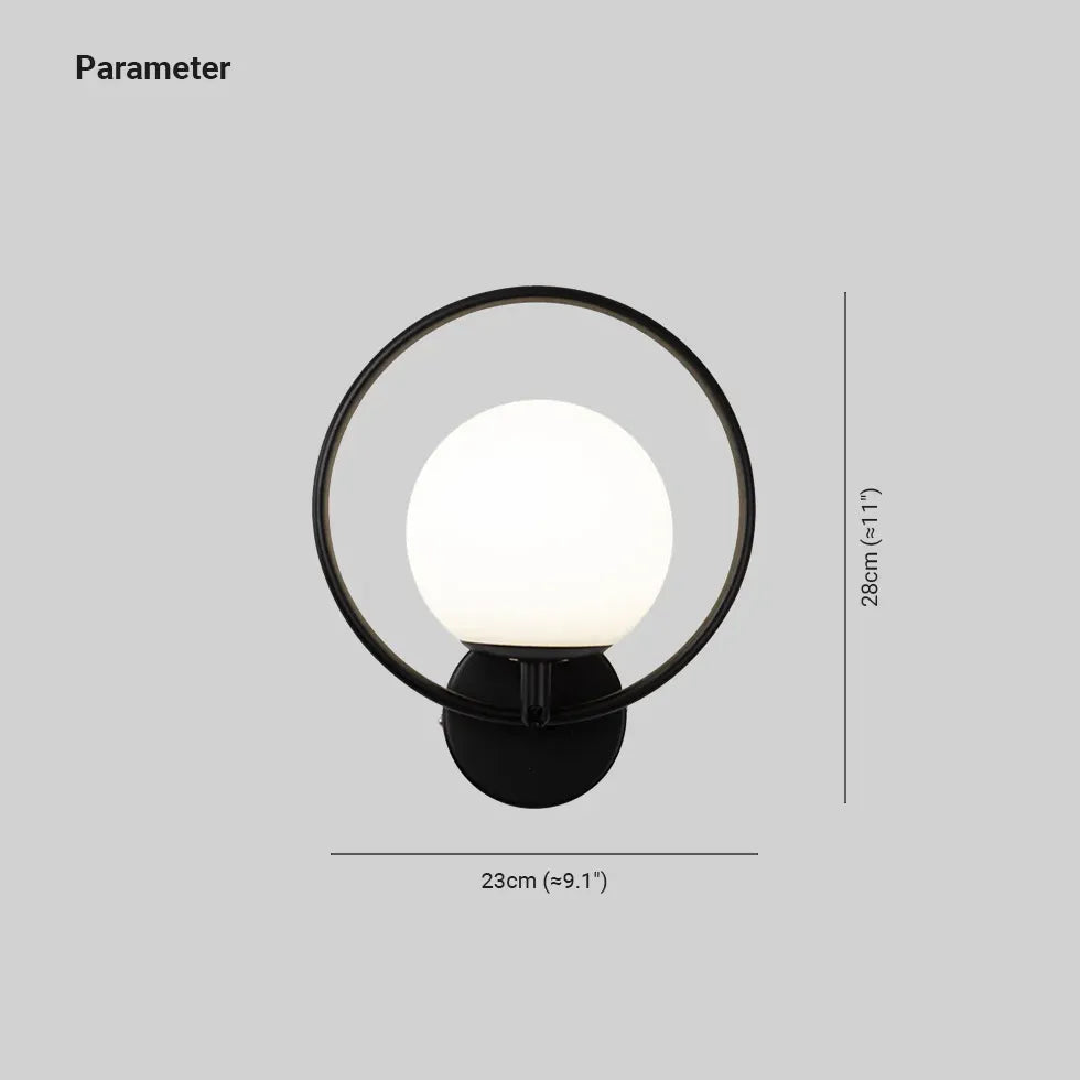 Lampadario da parete moderno con elegante nero - clowasit.com