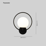 Lampadario da parete moderno con elegante nero - clowasit.com