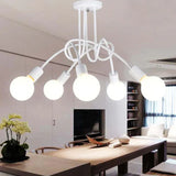 Lampadine Lampadario Elegante Design Bianco Avvolgente - clowasit.com