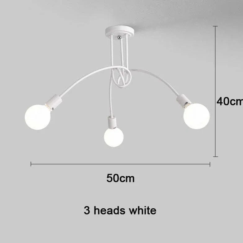 Lampadine Lampadario Elegante Design Bianco Avvolgente - clowasit.com