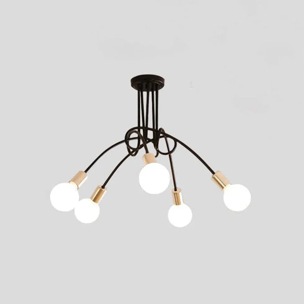 Lampadine Lampadario Elegante Design Bianco Avvolgente - clowasit.com