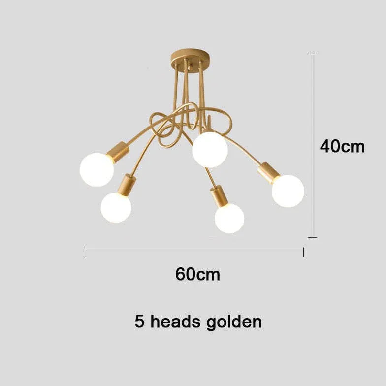 Lampadine Lampadario Elegante Design Bianco Avvolgente - clowasit.com