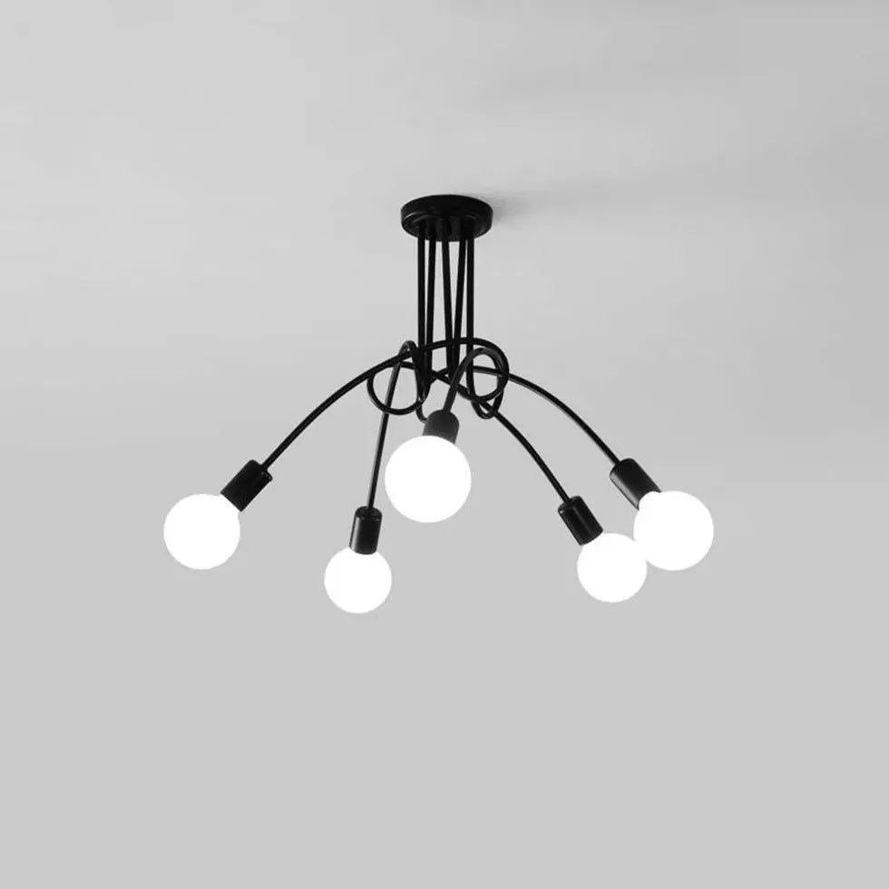 Lampadine Lampadario Elegante Design Bianco Avvolgente - clowasit.com