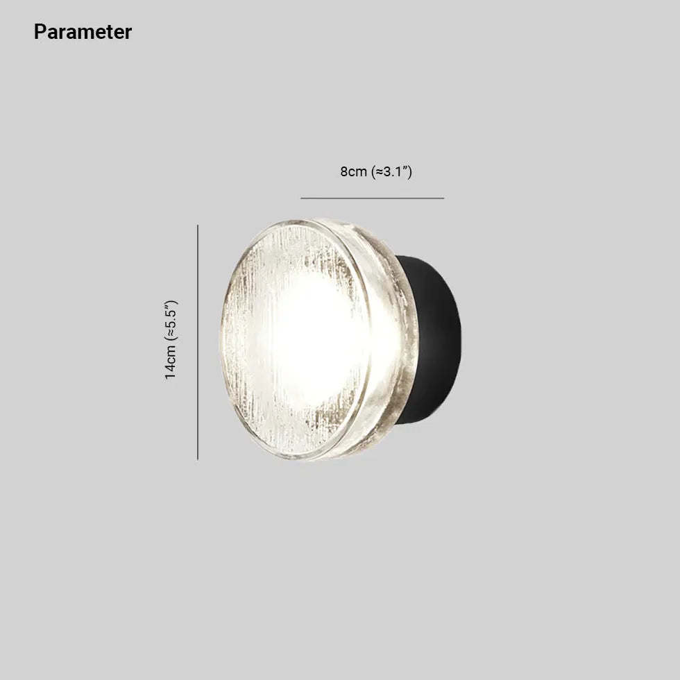 Lampadario con applique in vetro trasparente elegante - clowasit.com