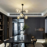 Lampadario sfere vetro moderno multi braccia - clowasit.com