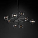 Lampadario sfere vetro moderno multi braccia - clowasit.com