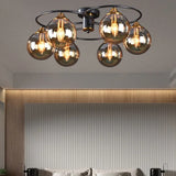 Plafoniera vetro sfera circolare stile nordico - clowasit.com