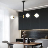 Lampadario sospensione 3 luci moderno sfere di vetro - clowasit.com
