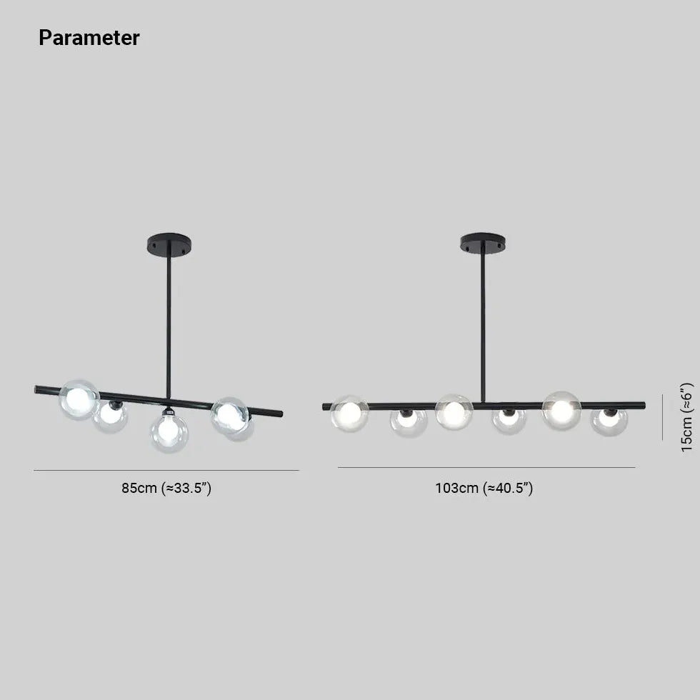 Lampadario Lineare a Più Luci per Cucina - clowasit.com