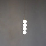Lampadario a sospensione Bianco Sfere Moderne - clowasit.com