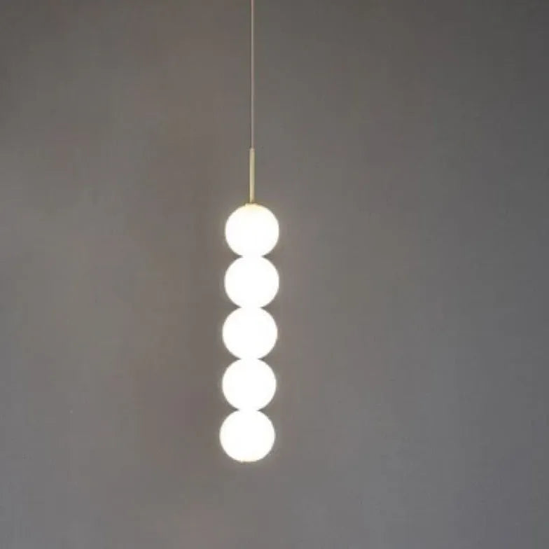 Lampadario a sospensione Bianco Sfere Moderne - clowasit.com